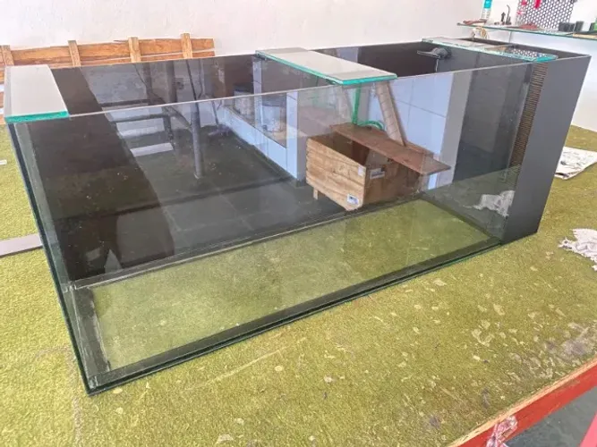 Aquário Água Doce 315L com Sump sexto vidro lateral Garantia de Fábrica
