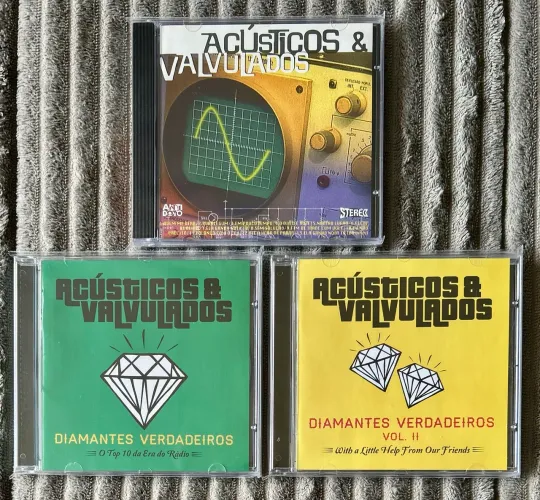 Acústicos & Valvulados LOTE Com 3 CDS Rock Gaúcho 