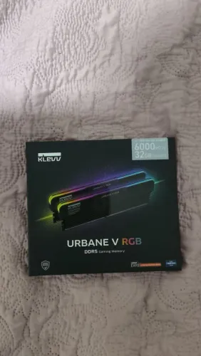 Memória RAM DDR5 KLEVV Urbane V RGB 32GB (2x16GB) 6000MHz CL30 / EXPO & XMP 3.0