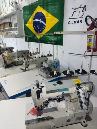 Máquina de costura elétrica motor novo revisada
