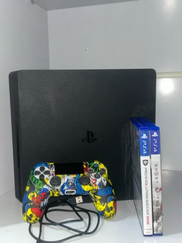 Ps4 Seminovo + Controle e 2 Jogos