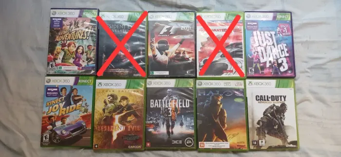 Lote Jogos Xbox 360 Originais (Ler Descrição)
