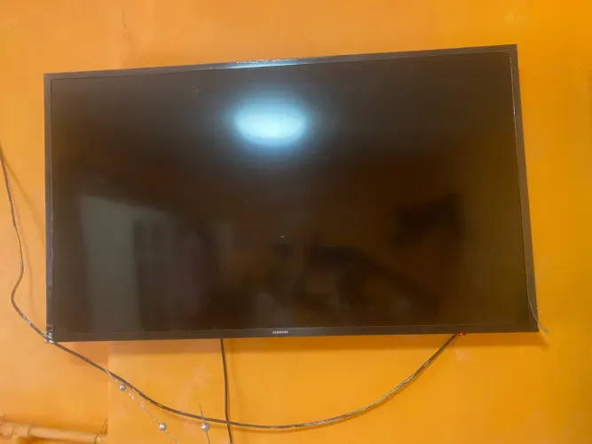 Tv Samsung disply queimado