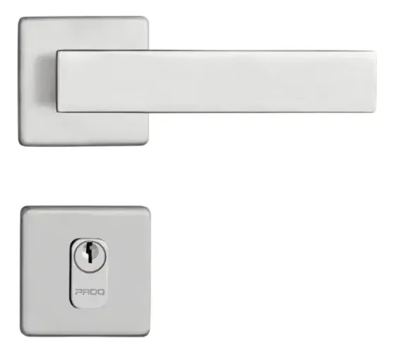 Fechadura Porta Externa Retro 55mm Inox Escovado Pado