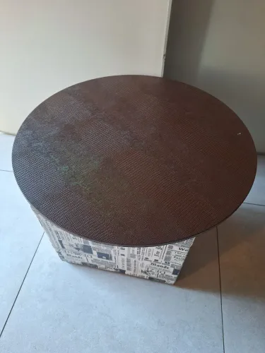 Mesa giratória para refeicao