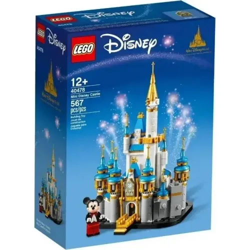 Lego Disney - Mini Castelo da Disney - 40478 567 peças ORIGINAL Lacrado de Fábrica 