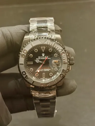 Relógio Yacht-Master Premium AAA+ Automático Safira Aço
