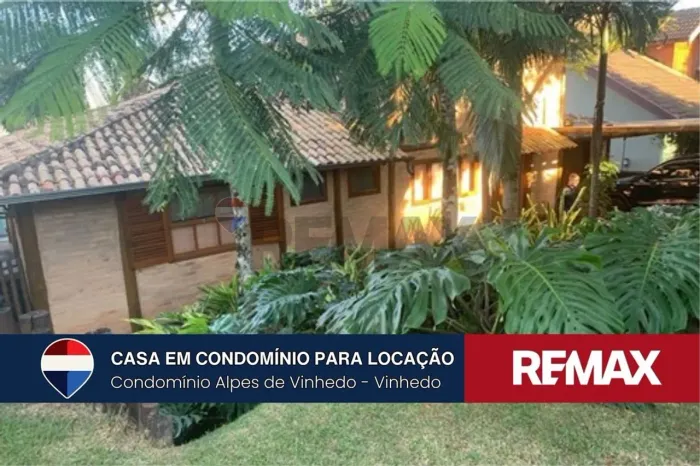 Casa Térrea com 3 quartos para locação no Condomínio Alpes de Vinhedo