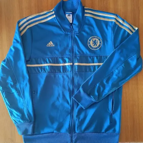 Blusa jaqueta hino original chelsea 2012 2013 azul adidas tamanho G