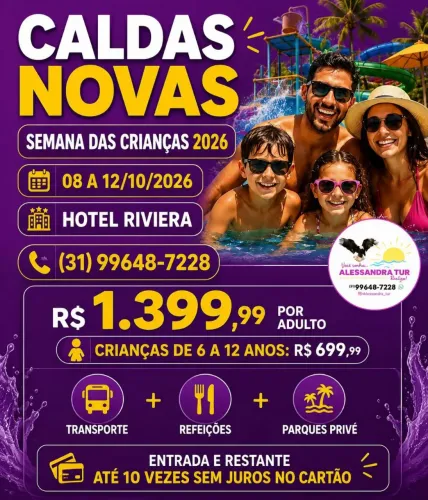 VIAGENS - TEMOS VÁRIOS DESTINOS