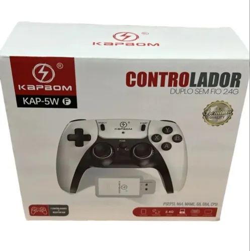 Controle PS5 sem fio Kapbom.