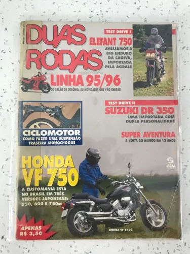 Revista Antiga Duas Rodas anos 90