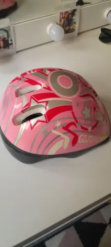 Capacete + kit proteção infantil 