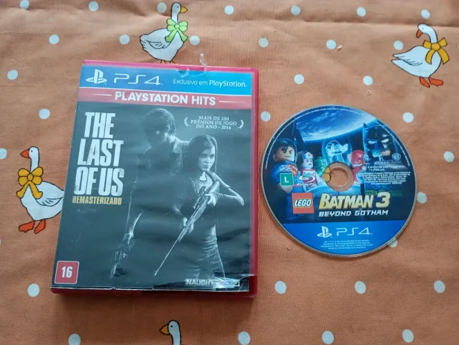 The last of us (remasterizado e Batman 3 lego (valor negociável)