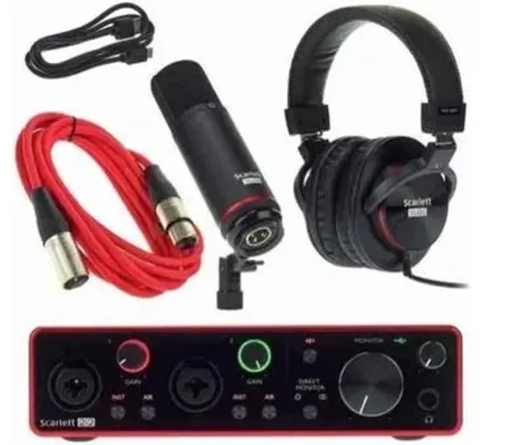 FOCUSRITE KIT INTERFACE SCARLET 2I2 STUDIO