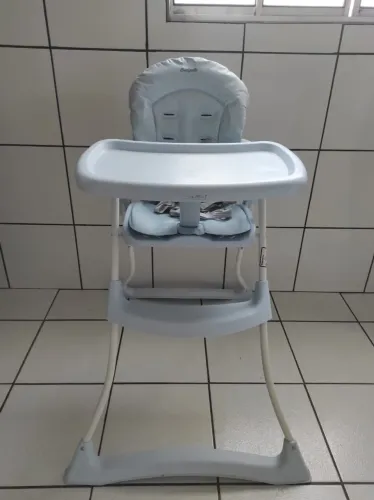 Cadeira alimentação Burigotto azul menino