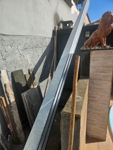 Calha 6 mts 20cm largura 8 profundidade semi nova