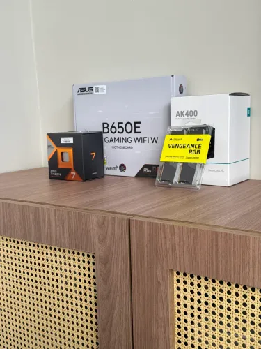 KIT UPGRADE GAMER AM5 ? Ryzen 7 7800X3D + B650E WiFi + 32GB DDR5 6000MHz + AK400 | LACRADO