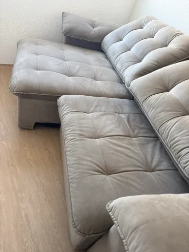 Sofá retrátil e reclinável 2,60 metros