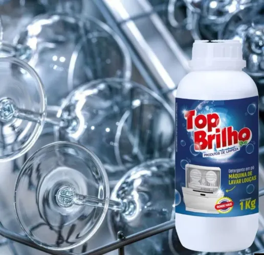 1kg - Sabão Detergente em pó Lacrado - Para Máquina de Lavar Louça