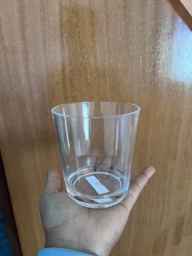 Porta lápis/ treco em acrílico transparente