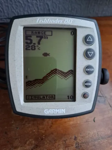 Sonar Garmin Fishfinder 80 Ótimo estado