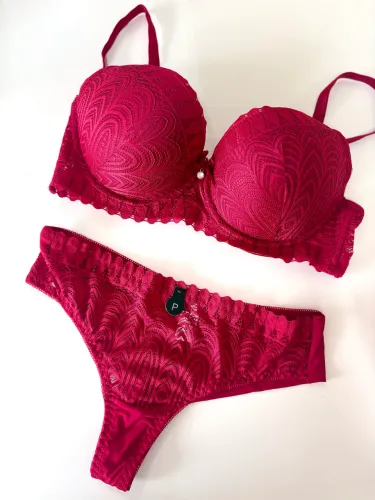 Conjunto Lingerie Rosa (P)