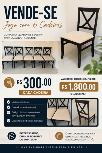 Jogo de cadeiras