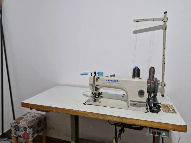 ? Máquina de Costura Industrial Jack KJK-6320 ? Reta, transporte duplo
