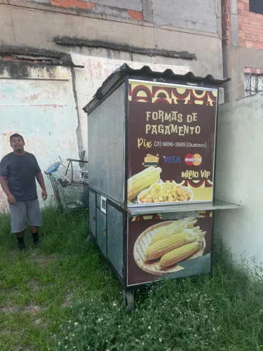 Carrinho Vitrine para Lanches 