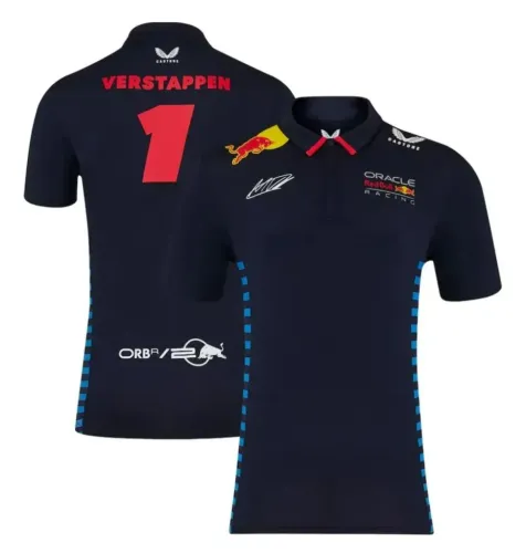 Polo Oficial Red Bull Racing F1 Max Verstappen 2024 (ORIGINAL)
