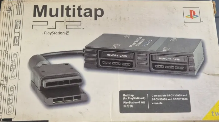 Multitap Para Playstation 2 Ps2 Conecte 4 Controles