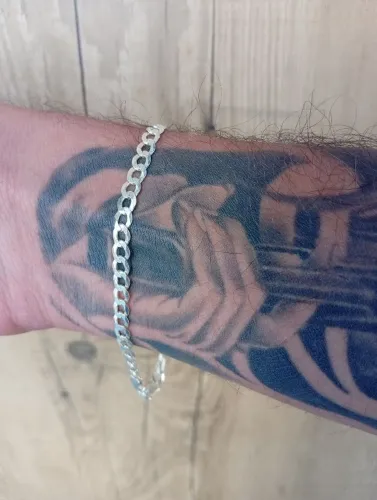 Pulseira Prata 925 Escamada 4.5mm