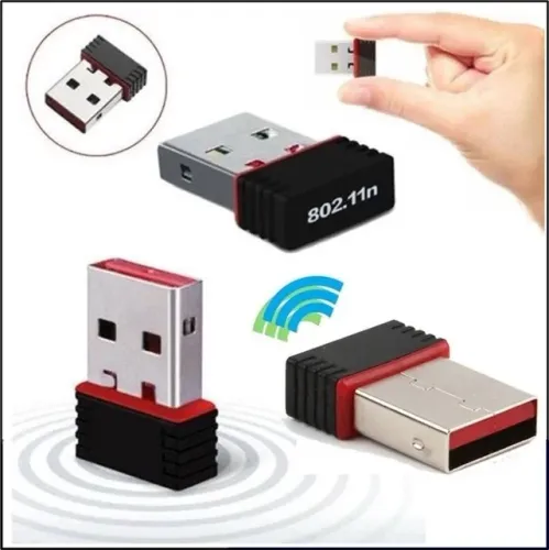Mini Adaptador Receptor de Internet Wifi Wireless USB de 950mbps 802.11n