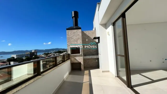 Cobertura Cob Duplex Estreito | 4 Dorm, Vista Mar, 2 Vagas + moto + Hobby Box