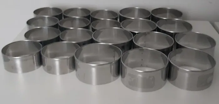 Aro Cortador Redondo Em Inox Para Cinnamon, Bolos E Massas