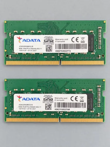 Kit Memória RAM Notebook 16GB (2x8GB) ADATA DDR4 3200MHz