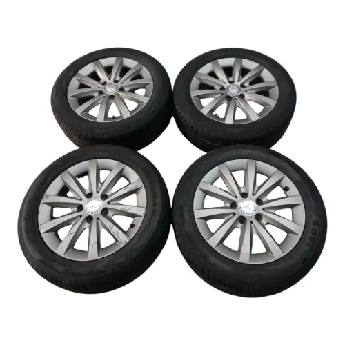 JOGO DE RODA LIGA LEVE COM PNEUS ARO16 MERCEDES A200 2013/2015 205/55R16