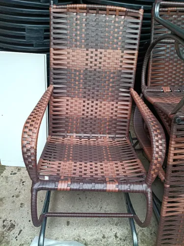 Cadeira de balanço de fibra de naylon produtos novos de fábrica obs .