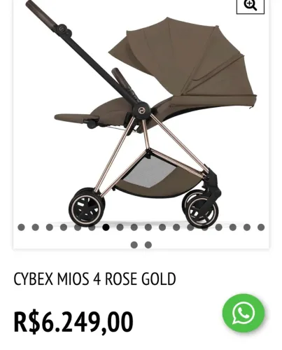 Carrinho cybex mios platinum
