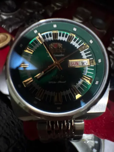 Relogio orient automático 3 estrelas cx 39 mm