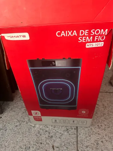 Caixa de Som Bluetooth Tomate MTS-1012 110W - Nova