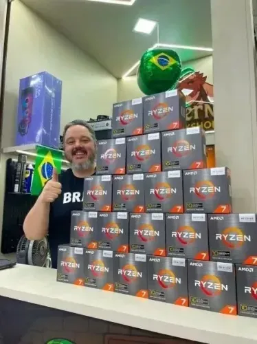 RYZEN 7 5800X3D EDIÇÃO ESPECIAL 10 ANOS AM4 LACRADO PRONTA ENTREGA