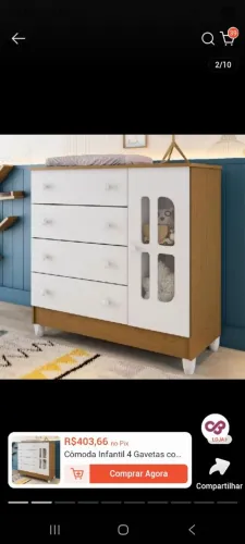CÔMODA INFANTIL