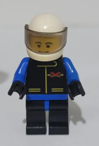 Antigo Boneco Miniatura LEGO da série Town Extreme Team Blue Diver 1998