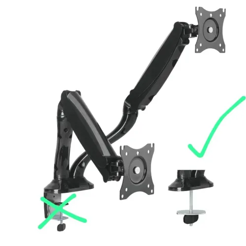 Suporte Duplo Articulado Monitor (Pistão a Gás) Brasforma SBRM724