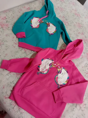 Dois moletons flanelados tamanho 8