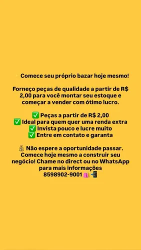 Roupa bazar