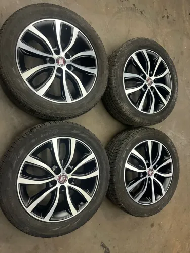 Rodas aro 18 Fiat toro + pneus pirelli