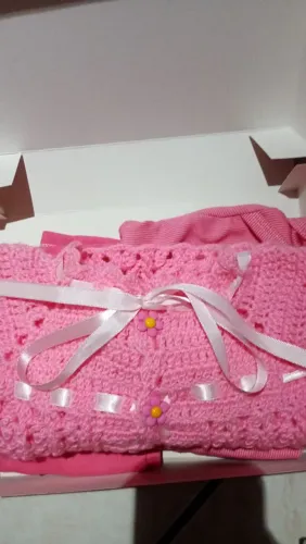Crochê casaquinho de bebê